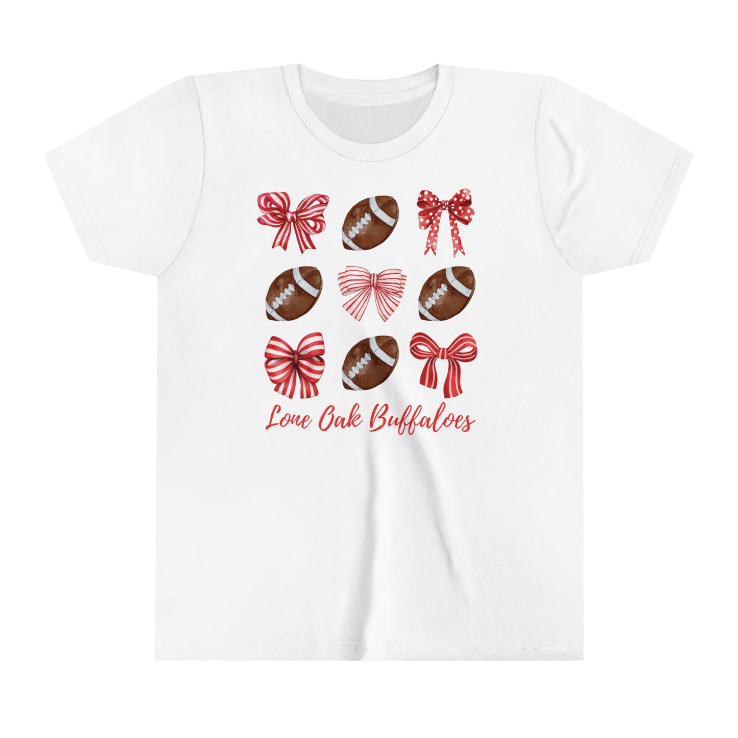 FOOTBALL & BOWS-LO - Youth Short Sleeve Tee