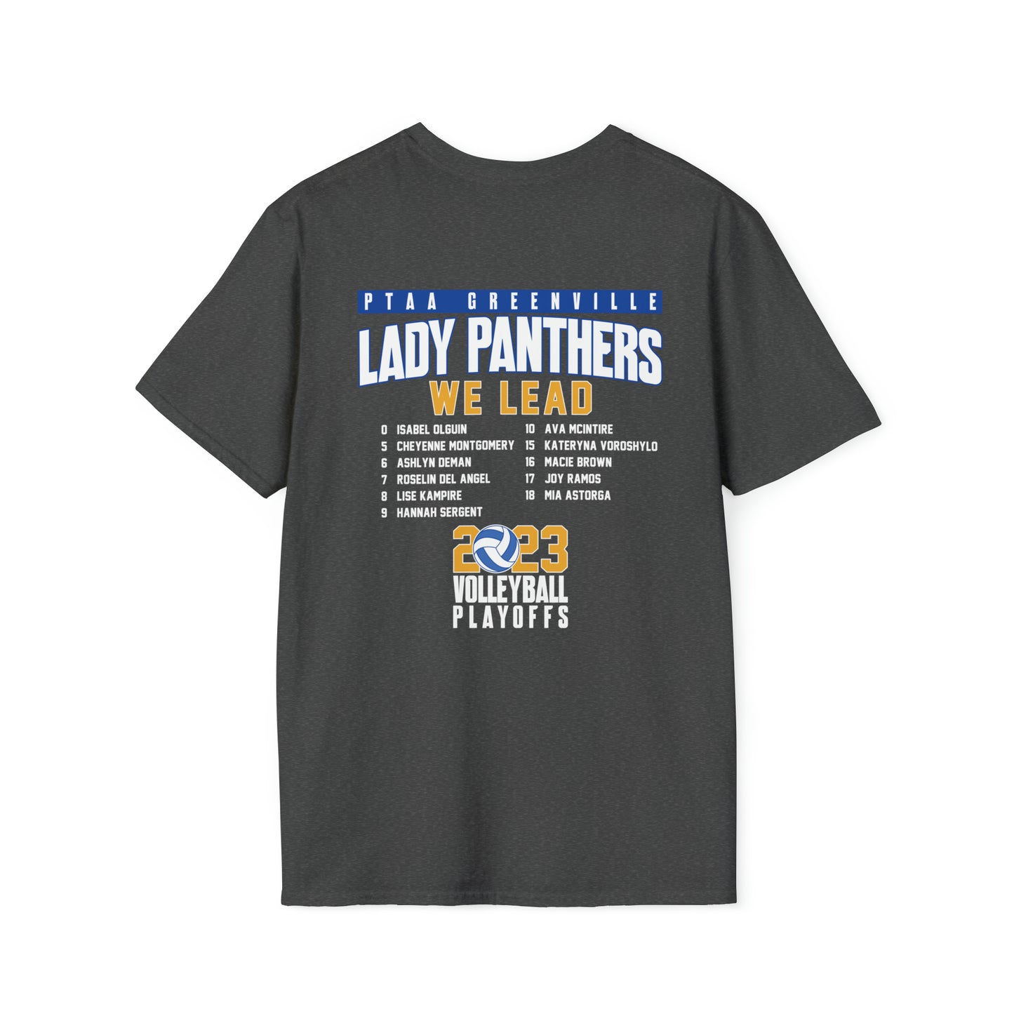 Lady Panthers 2023 Volleyball Playoffs - Unisex Softstyle T-Shirt