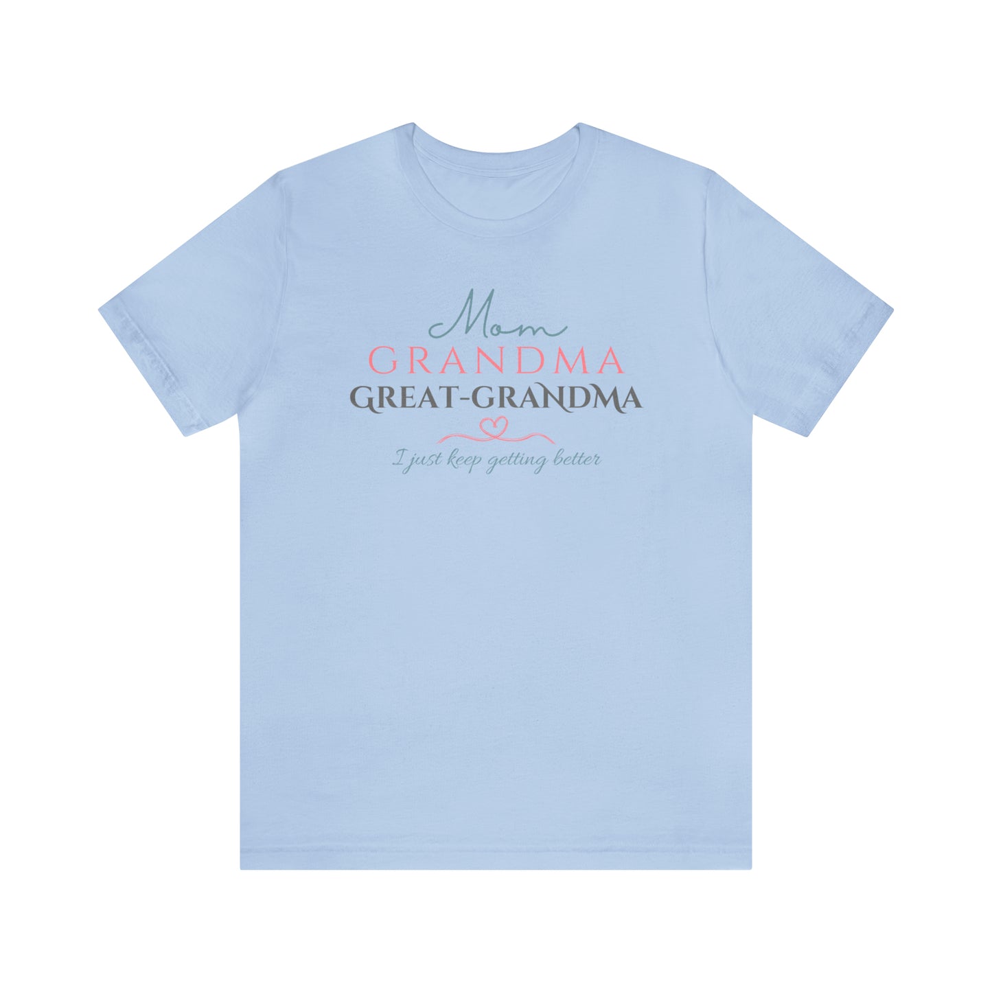 Mom, Grandma, Great-Grandma Shirt - Bella Canvas