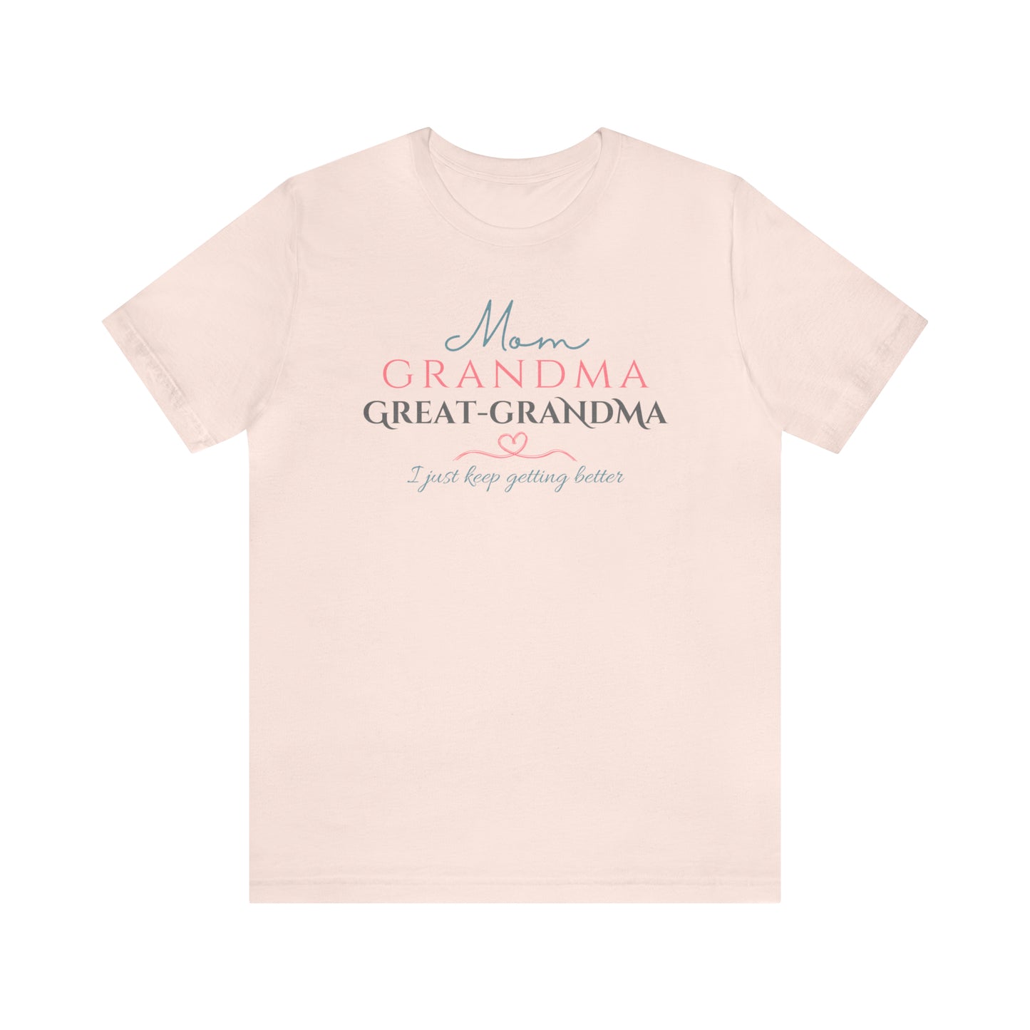 Mom, Grandma, Great-Grandma Shirt - Bella Canvas