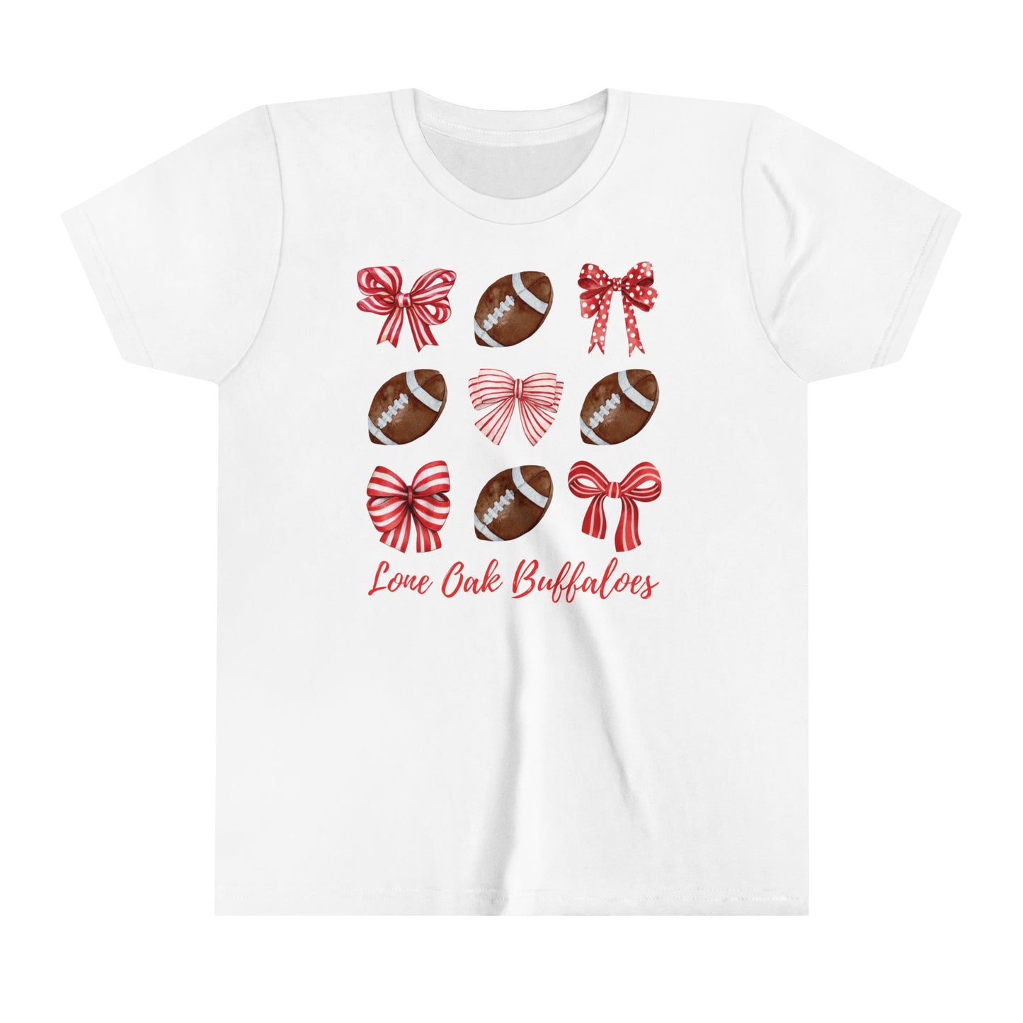 FOOTBALL & BOWS-LO - Youth Short Sleeve Tee