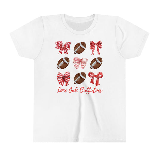 FOOTBALL & BOWS-LO - Youth Short Sleeve Tee