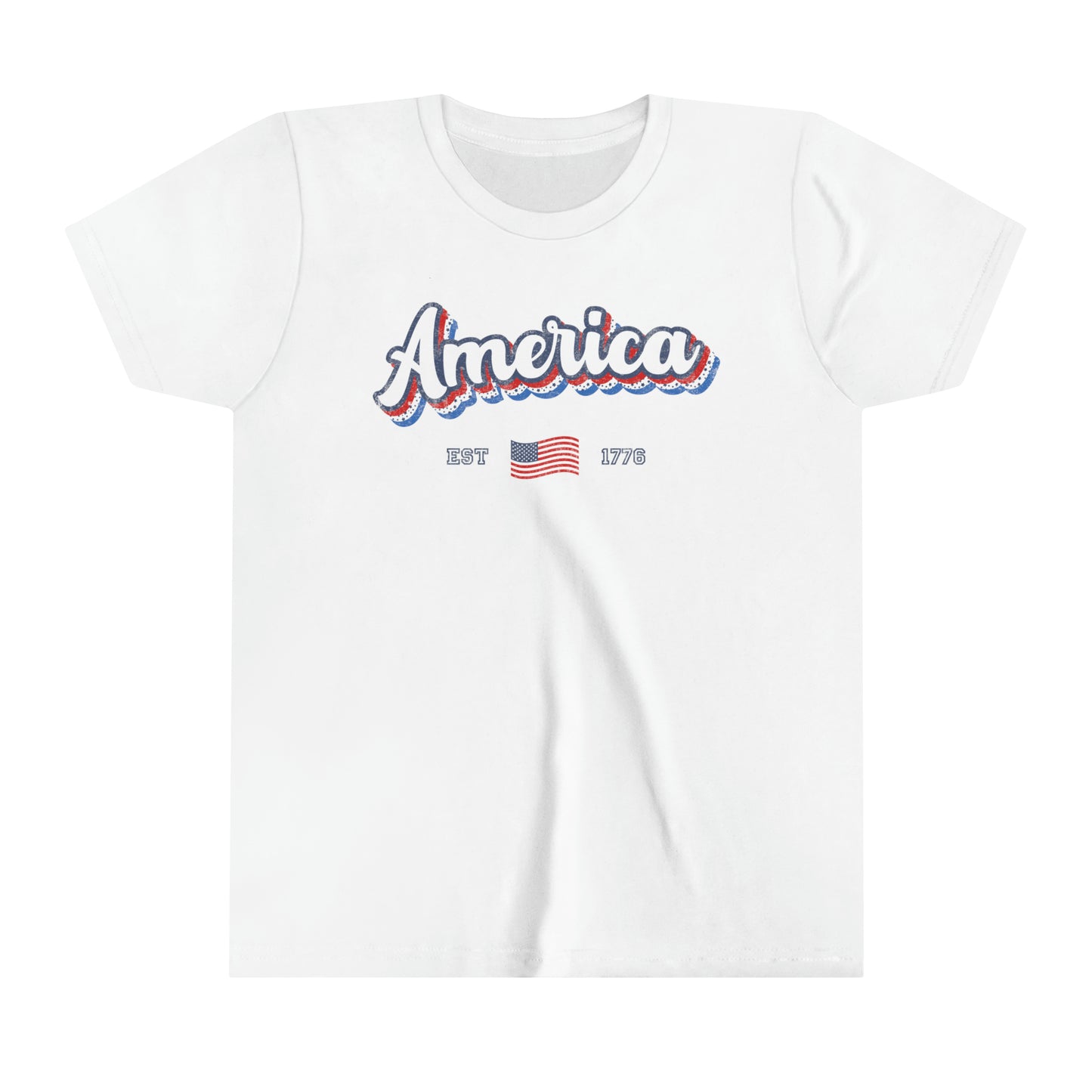 AMERICA est. 1776 - Youth Short Sleeve Tee