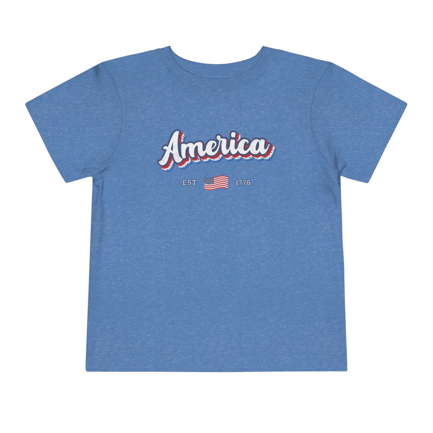 AMERICA est. 1776 - Toddler Short Sleeve Tee