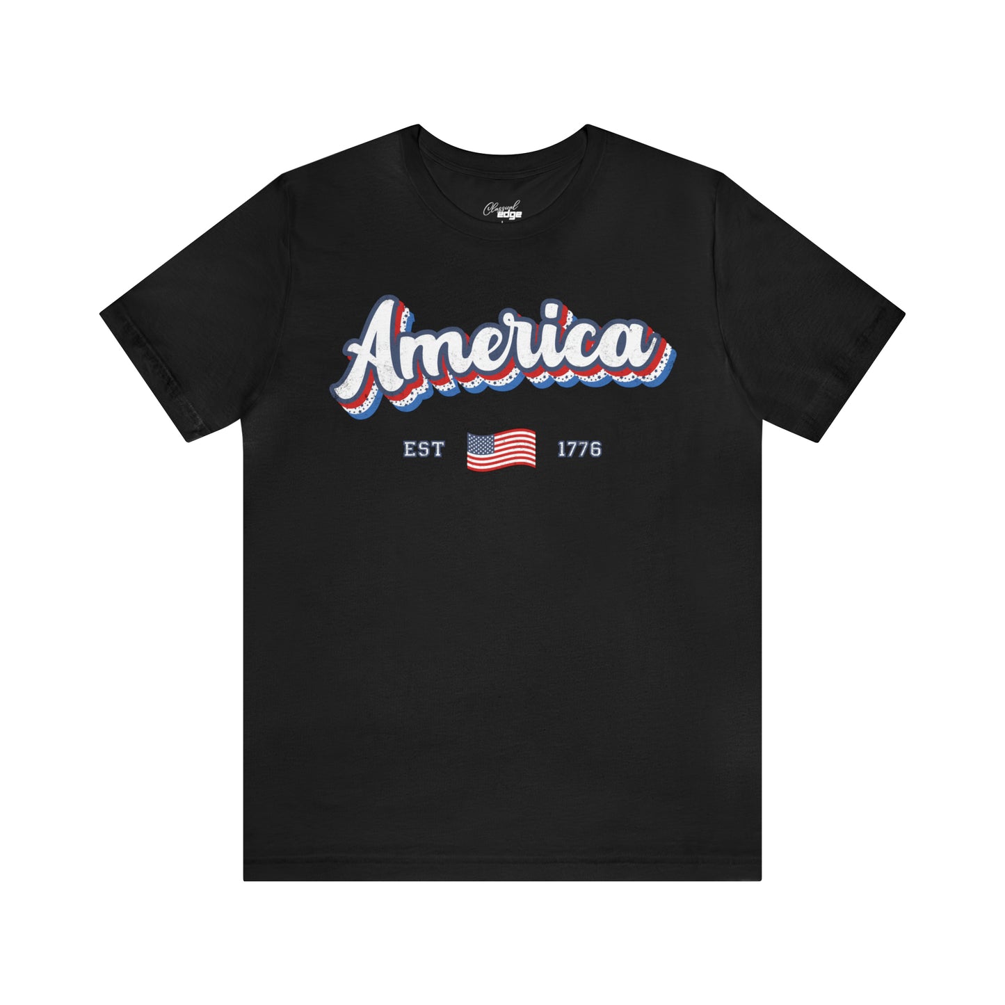 AMERICA est. 1776 - Bella+Canvas Short Sleeve Tee