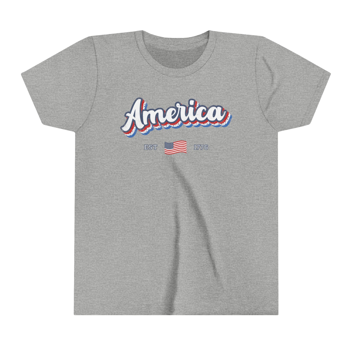 AMERICA est. 1776 - Youth Short Sleeve Tee