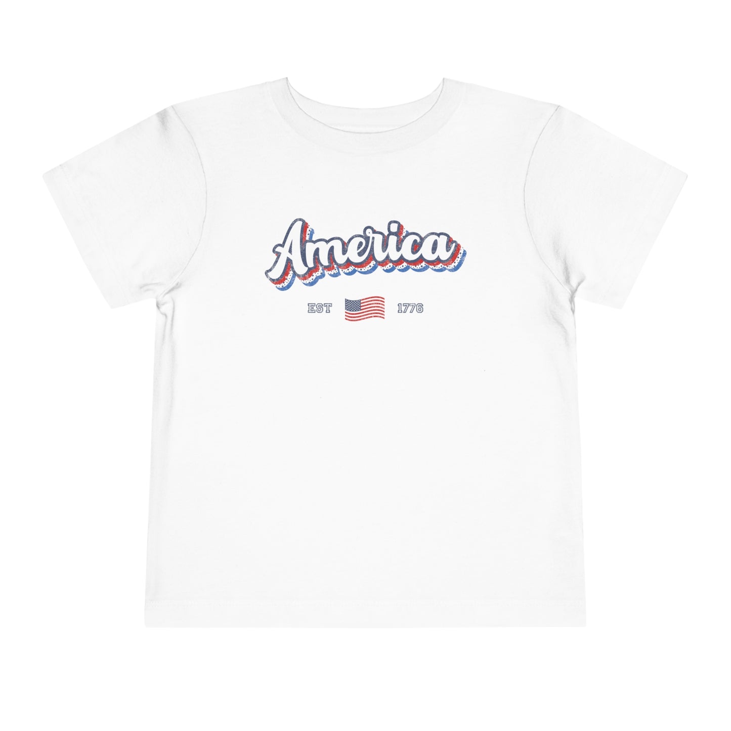 AMERICA est. 1776 - Toddler Short Sleeve Tee