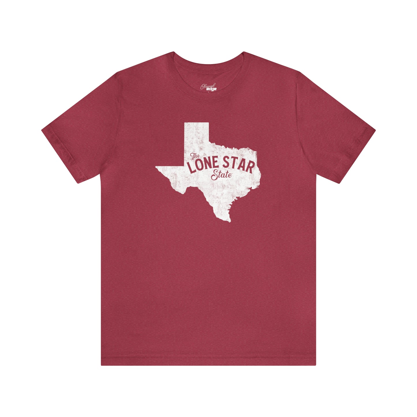 The Lone Star State Solid - Bella+Canvas Adult Short Sleeve Tee