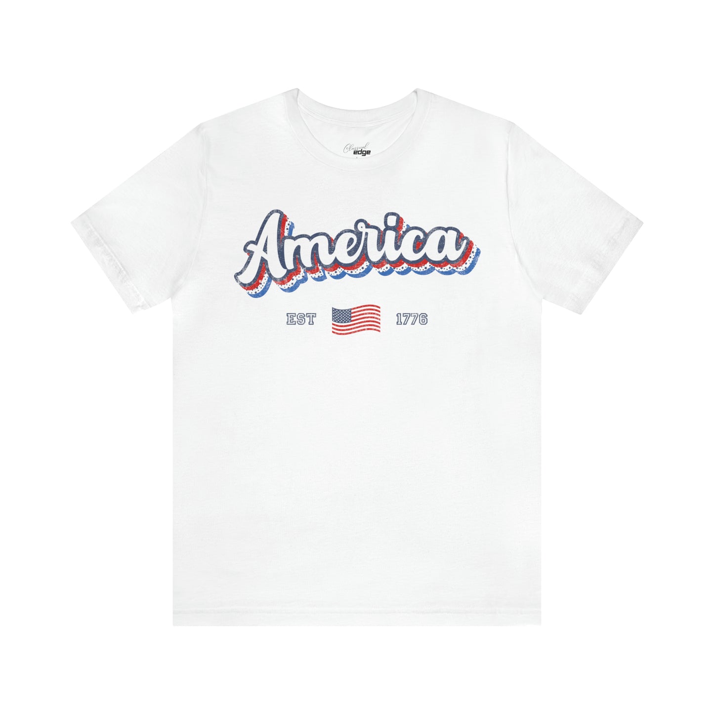 AMERICA est. 1776 - Bella+Canvas Short Sleeve Tee