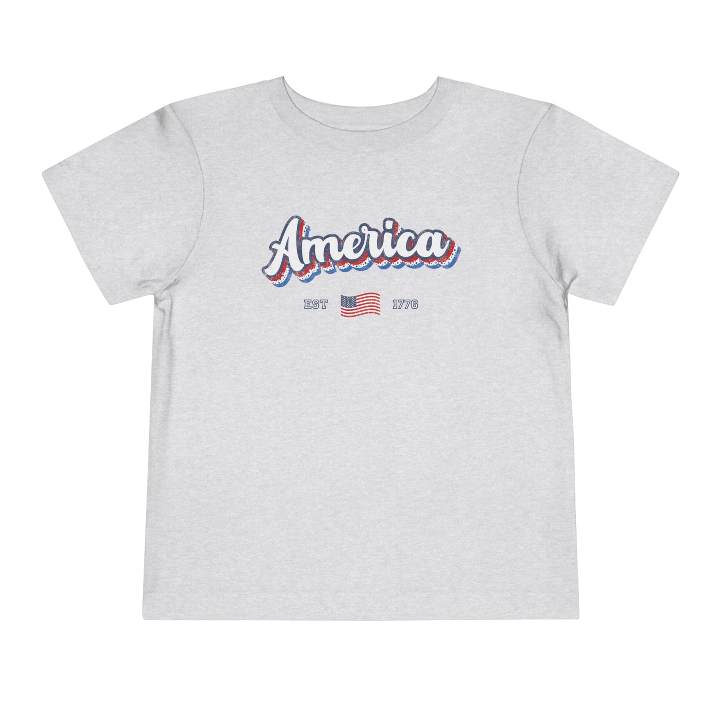 AMERICA est. 1776 - Toddler Short Sleeve Tee