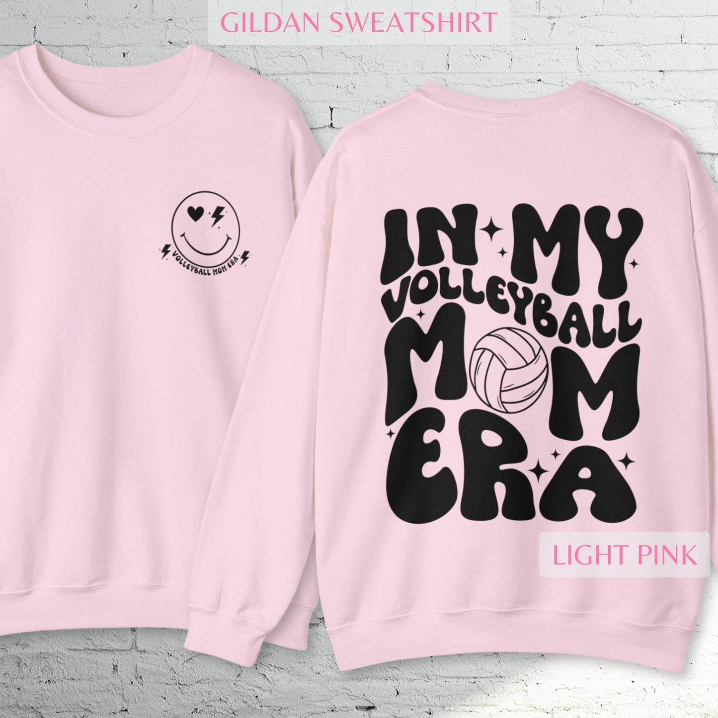 Volleyball Mom Era - Heavy Blend™ Crewneck Sweatshirt