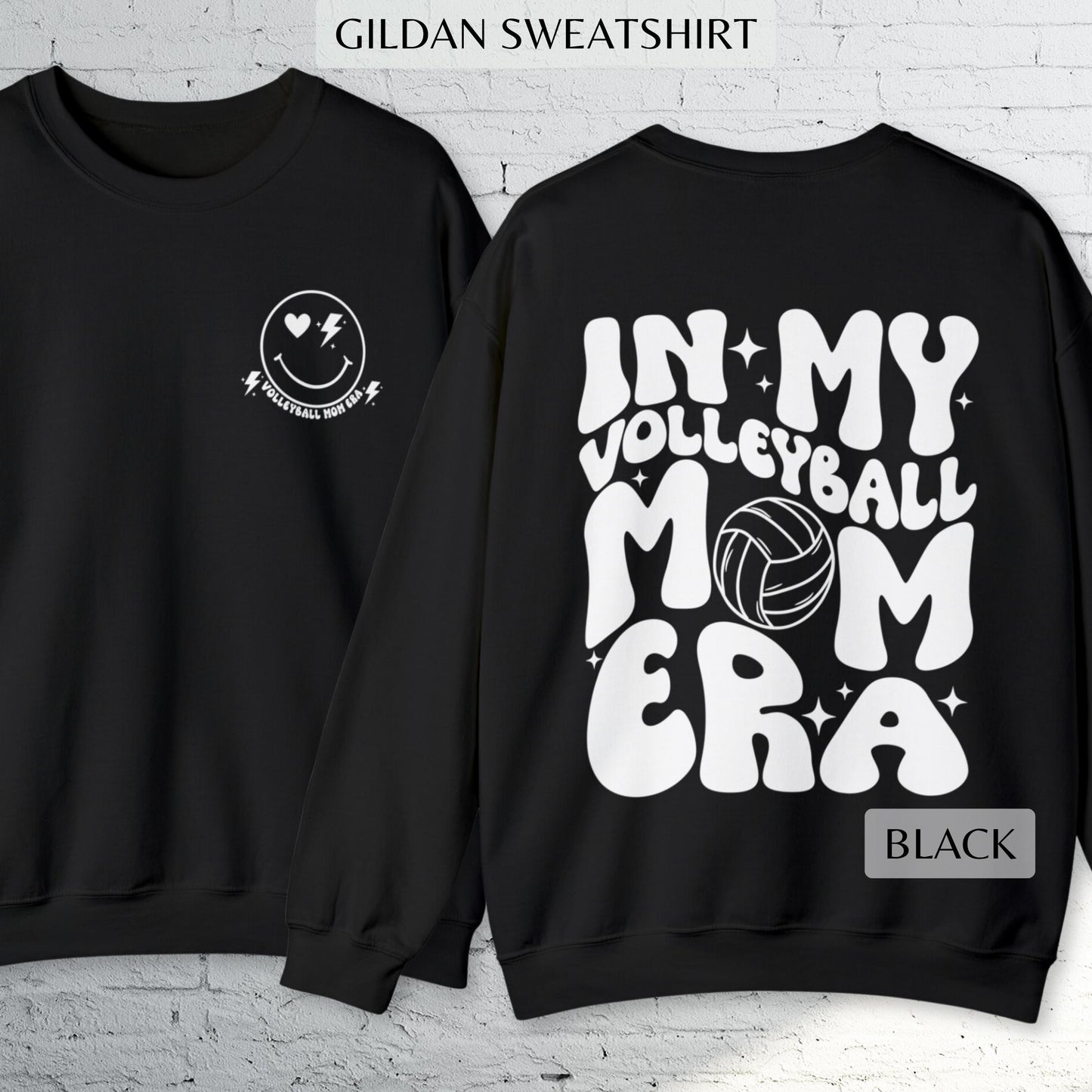 Volleyball Mom Era - Heavy Blend™ Crewneck Sweatshirt