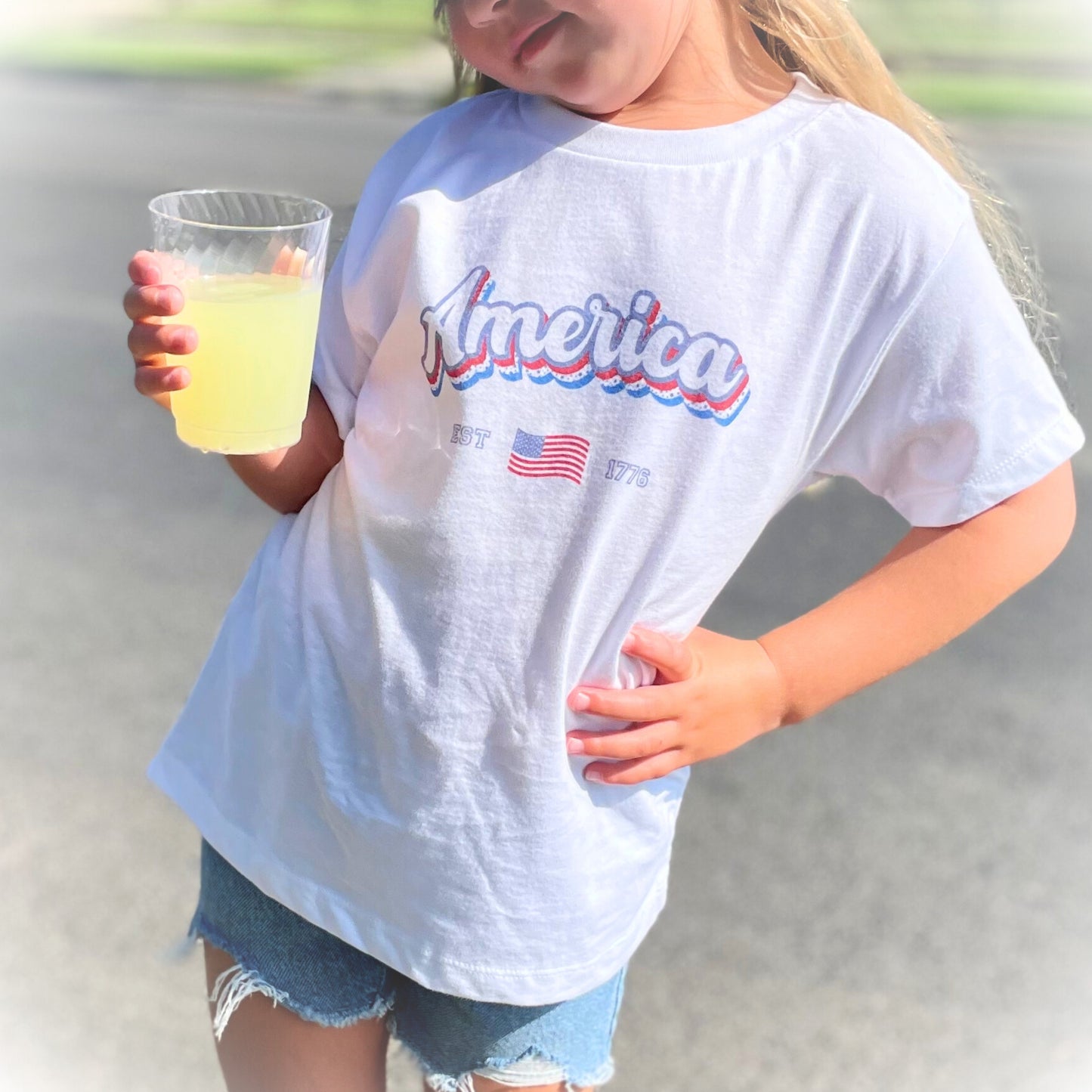 AMERICA est. 1776 - Toddler Short Sleeve Tee