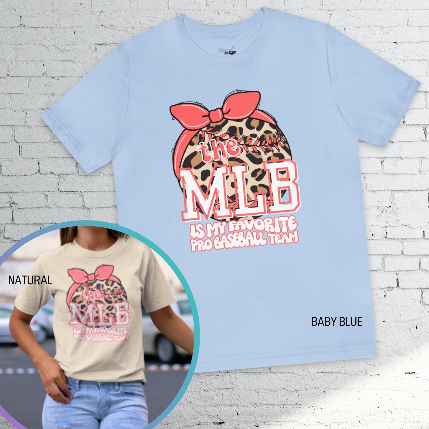 The MLB Is My Favorite - Bella+Canvas Adult Short Sleeve Tee